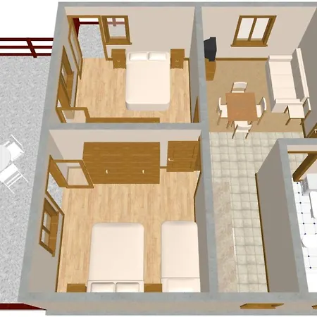 Апартаменти With Parking Space Marina, Trogir - 2036